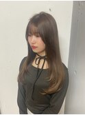 ブリーチなしベージュ