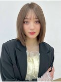 20代30代大人ミディアムボブｘ小顔ウルフカット丸みショート