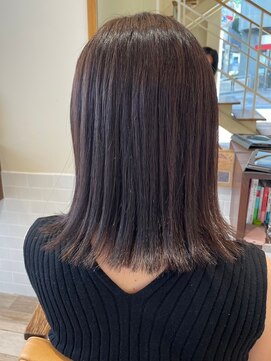 クラップス オル 金沢八景(CLAPS Ore) 金沢八景ショートボブ丸みショートイルミナカラー顔周りレイヤー