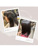 髪質改善ストレート
