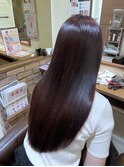 ラベンダーカラー　ピンクカラー　ラベンダーブラウン　髪質改善