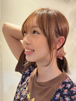 〈顔周りのCUTで印象は9割変わる〉細部まで拘るスタイル創りで乾かすだけでまとまる“小顔魅せ”が実現♪