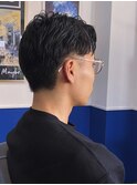オーダー:サイド3ミリで刈り上げてあといい感じで