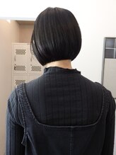 ◆質感だけじゃない カットデザインと見事な融合◆【髪質改善ストレート】ショート/ボブ/髪質改善/縮毛矯正
