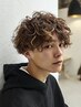 カット+パーマ+メッシュキャップハイライト￥17,900