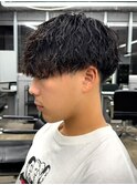 マッシュ/スパイラル/パーマ/メンズ/ツイスパ/波巻きパーマ