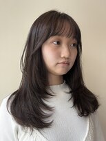 デイリリーバイアメリア 川西店(daylily by Ameria) ロングレイヤー/ショコラブラウン/ナチュラルブラウン