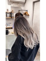 ハイク(HYKE)&nbsp;バレイヤージュ×ミルクティーベージュ