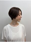 ハンサムショートでナチュラルに大人ショート