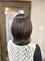 アレッタ(aletta)&nbsp;大人レイヤーボブ×ラベンダーグレージュ