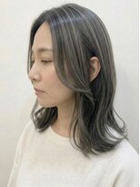 アムール稲田堤(amour)&nbsp;髪質改善◎韓国風くびれオリーブグレージュ30代40代艶髪ヘア