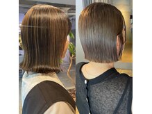 ユリーカ(eureca)の雰囲気（不動の人気♪切りっぱなしボブも長さの違いで雰囲気も変わります）
