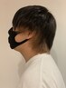 メンズカット＆地毛風縮毛矯正￥17,600