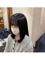 グーフォ(gufo)&nbsp;ミディアム♪伸ばし途中ヘア