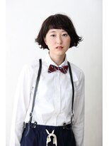 オーガニック ライフ 若葉 鶴ヶ島(organic+life) ショートボブ×斜めバング×パーマ×髪質改善×ヘッドスパ×若葉