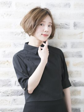 アーサス ヘアー デザイン 長岡店(Ursus hair Design by HEADLIGHT) ハイライト×くせ毛風ボブ