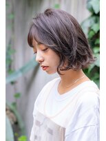 ケイト(kate)&nbsp;【kate】大宮☆　ダークブラウン×ゆるふわボブ