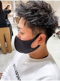 【FRAME/難波/全席個室】束感アップバングソフトツーブロック
