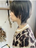 マッシュバングでつくるウルフショート！！