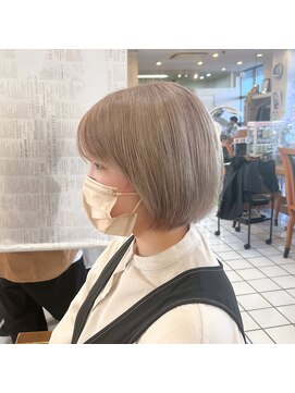 ヘアーアンドメイク サワ 上田本店(SAWA) ハイトーンボブ