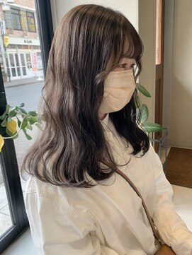 ヘアー アイス ルーチェ(HAIR ICI LUCE) 透明感カラー　オリーブベージュ/今枝