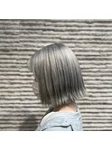 透明感抜群♪ダブルカラーブリーチハイトーングレージュカラー