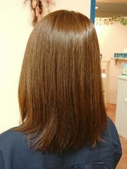 ヘアー ラピス(Hair Lapis)の写真/髪のダメージを見極め、髪の状態に合わせてトリートメントをご提案♪指通りなめらかなうるツヤ美ヘアに☆