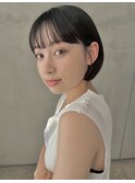 大人ボブ/ストレートボブ/似合わせカット/髪質改善[登戸]