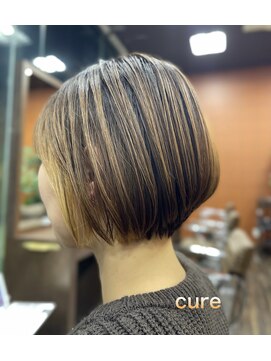 ハーモニックサロン キュア(harmonic salon Cure) 丸みボブスタイル。