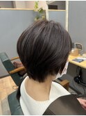 すっきり襟足ショートカット