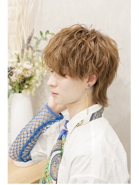 ジェイド(Jade) マッシュウルフミルクティーブラウン韓国風