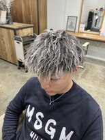 エルオム(EL.HOMME)&nbsp;【TAKASHI】ツイストホワイトメッシュ