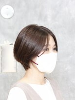 クリュウゲート 三鷹店(KURYU GATE)&nbsp;ショートボブ　 黒髪/グレーベージュ/レイヤーロング/前髪パーマ