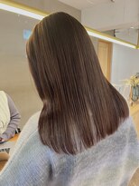 ローレンジウ(LOREN JU)&nbsp;透明感髪質改善ベージュダブルカラーミルクティーグレージュ