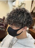 波巻きスパイラルパーマ[西千葉駅/Men's/メンズカット/パーマ]
