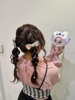シャルムバイケンジ(Charm.by KENJE) ツイン編みおろしヘア＊