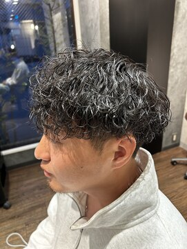 アンシェル(UNCHEL) 波巻きパーママッシュメンズショートツイスパ