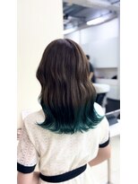 アライブ ハラジュク(ALIVE harajuku)&nbsp;【ALIVE 夕貴】グリーングラデーションカラー