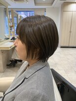 アッシュ 仙川店(Ash)&nbsp;伸ばしかけショート オリーブグレージュ オリーブカラー