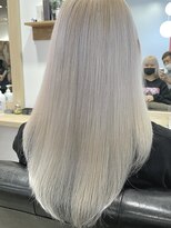 ジェムヘアスタジオ 湘南平塚南口店(Gem Hair Studio)&nbsp;エフェクトブリーチ×プラチナブロンド【Gem 神原】