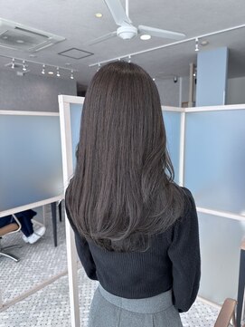 ホネン(honen) 薬院【honen】大人レイヤー×透明感グレージュ薬院【honen】