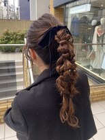 【あきら】ヘアセット結婚式卒業式成人式二次会フィッシュボーン