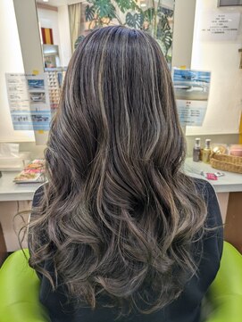 エリアデュクス(AREADEUX) 白髪ぼかしハイライト グレィジュ