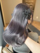 アオ(ao.)&nbsp;ラベンダーグレー/艶髪/ケアブリーチ