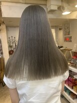 ヘアスタジオニコ(hair studio nico...) #カーキアッシュ