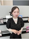 ツインリボンヘアセット