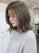 エル 新小岩(elu)&nbsp;美髪/ワイドバング/レイヤーカット/くすみベージュ/新小岩駅