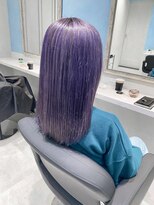 アソビセカンド 原宿(ASOBI 2nd) 色落ちホワイトラベンダーカラー