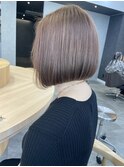 ハイトーンワンレンボブ　　村田