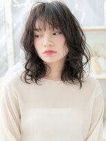 モッズヘア 越谷(mod's hair) ★くすみカラー乾かすだけくびれヘア小顔ミディアム20代30代★1